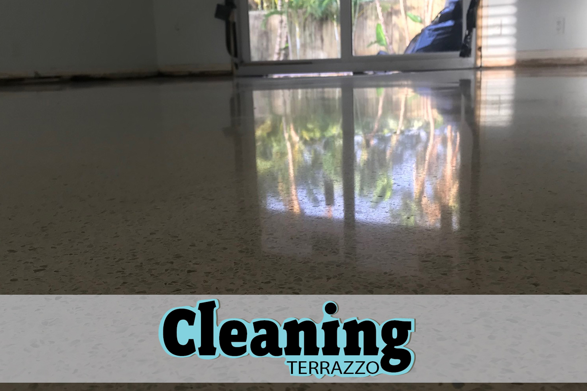 Terrazzo Cleaning and Repair Process Palm Beach