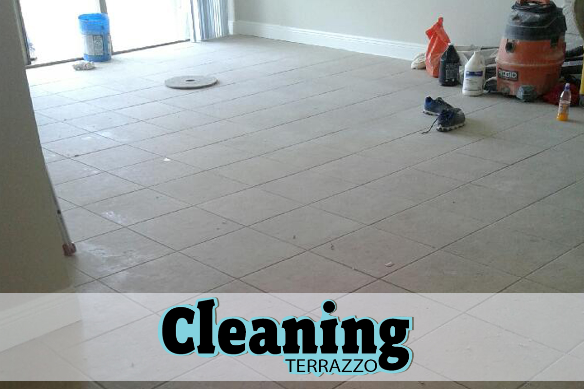 Terrazzo Floor Stain Polishing Steps Broward